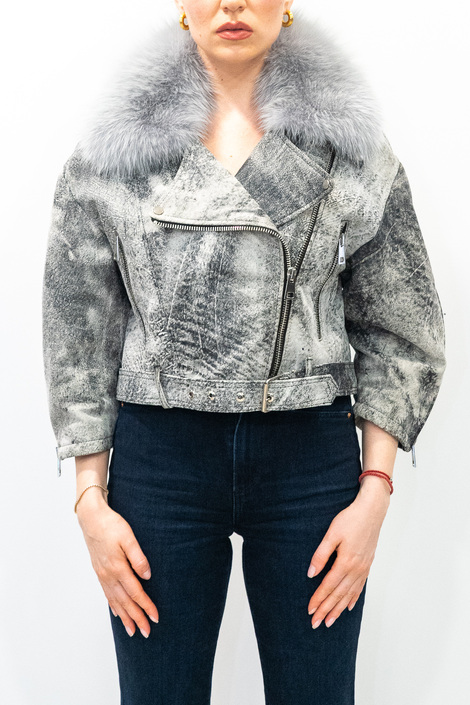 LEATHER&FUR JACKET
