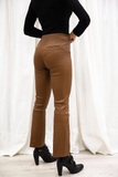 LEATHER STRETCH TROUSER,38