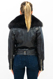LEATHER&FUR JACKET