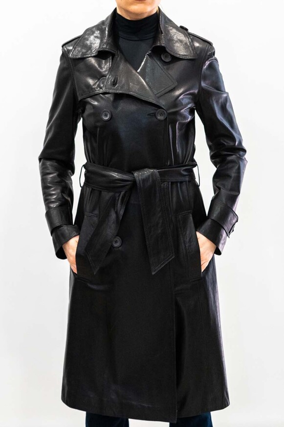 LEATHER COAT