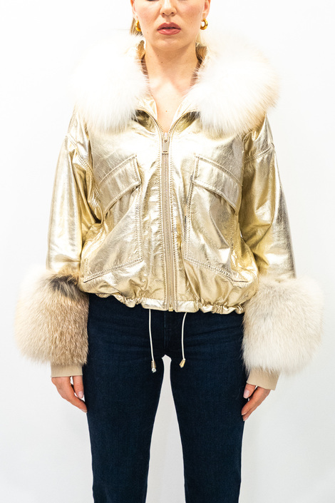 LEATHER&FUR JACKET
