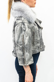 LEATHER&FUR JACKET