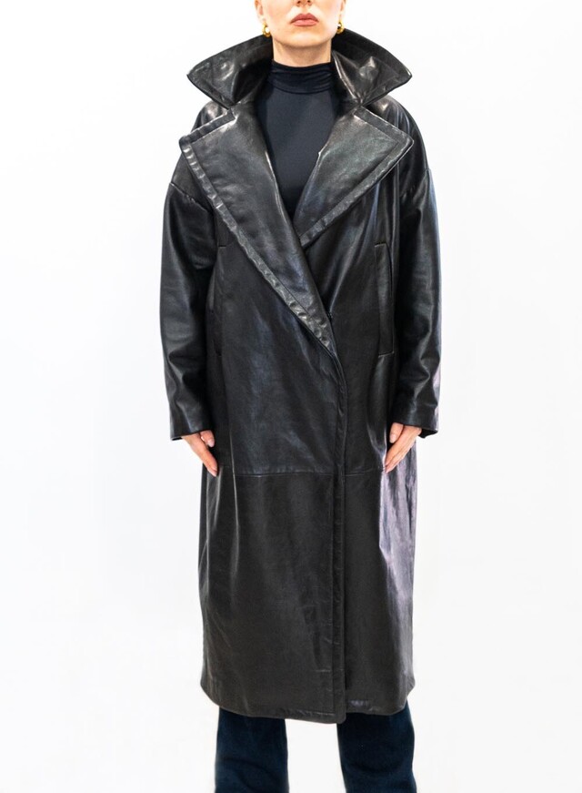 LEATHER COAT