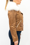 LEATHER&FUR JACKET