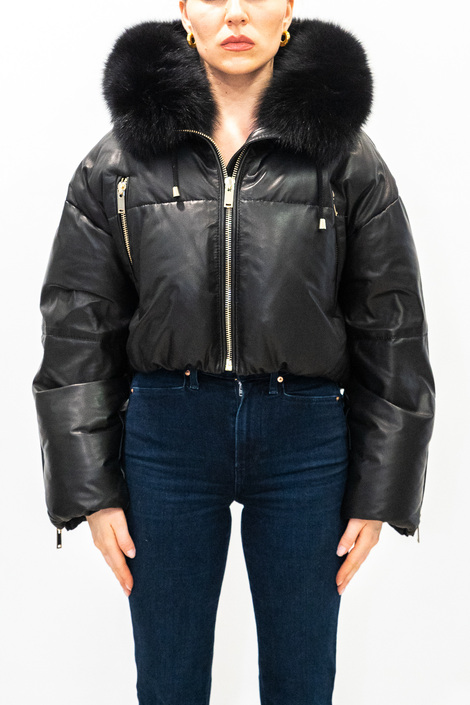 LEATHER&FUR JACKET