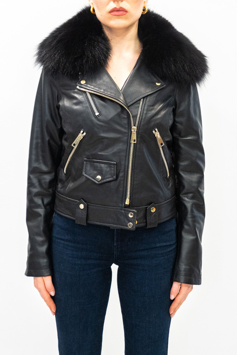 LEATHER&FUR JACKET