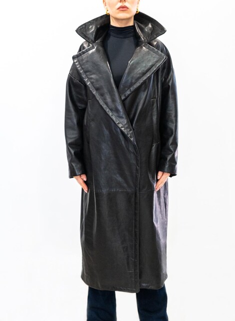 LEATHER COAT