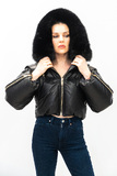 LEATHER&FUR JACKET