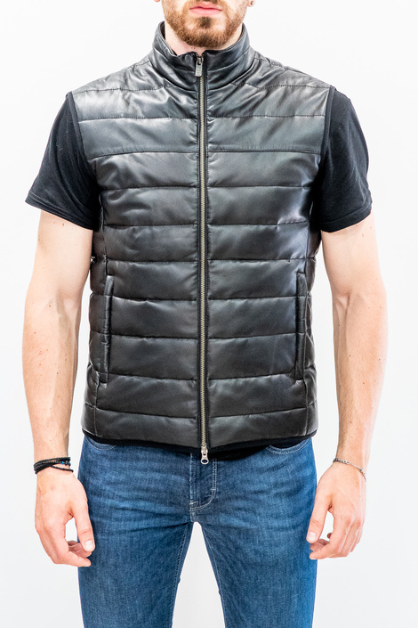 LEATHER VEST