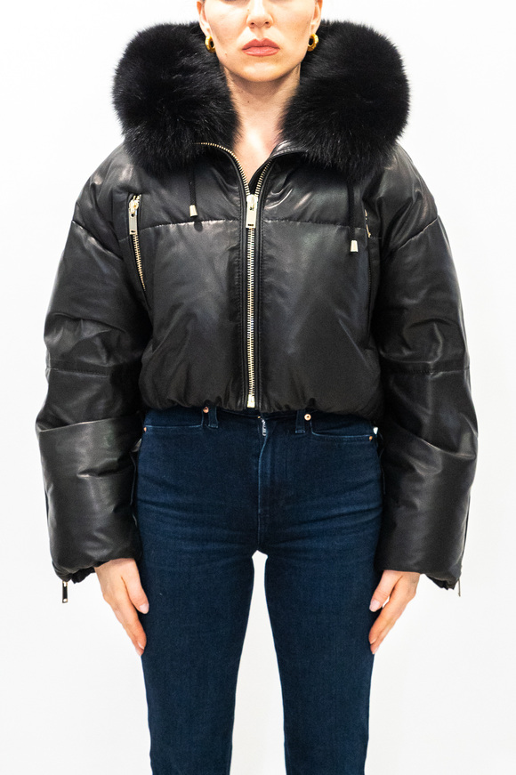 LEATHER&FUR JACKET