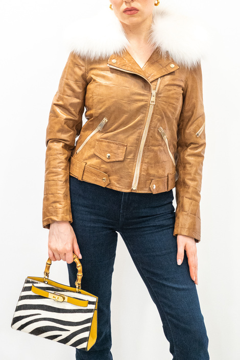 LEATHER&FUR JACKET